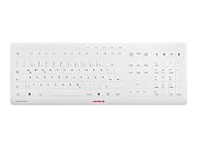 CHERRY Keyboard STREAM PROTECT WIRELESS [DE] white mit hochwertiger Schutzmembran_1