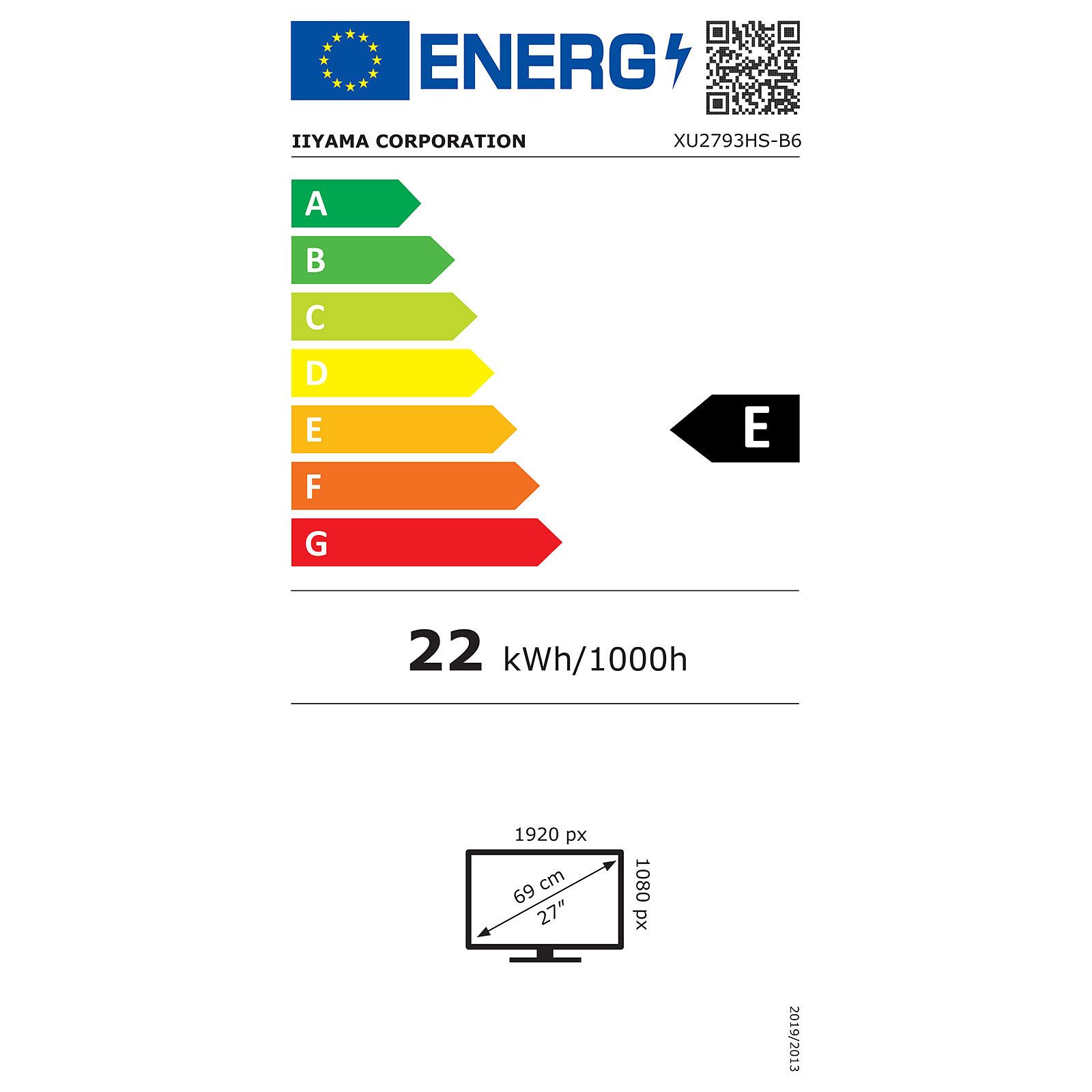 IIYAMA Monitor LED XU2793HS-B6 27