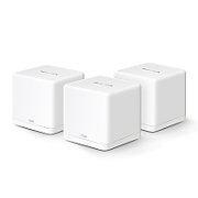 Mercusys Halo H60X(3-pack) Whole mesh Wi-Fi6 system, AX1500, Dual-band, Standarde wireless: IEEE 802.11ax/ac/n/a 5 GHz, IEEE 802.11n/b/g 2.4 GHz, Viteza wireless: 1201 Mbps on 5 GHz, 300 Mbps on 2.4 GHz, Dimensiuni:88 × 88 × 88 mm, Interfata: 3 x 10/100/1000LAN/WAN, Pachetul contine 1 x Halo H60XR_1