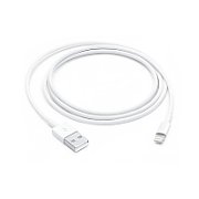 CABLU alimentare si date smartphone Apple, Lightning (T) la USB 2.0 (T), cauciuc, lungime 1 m, alb, 