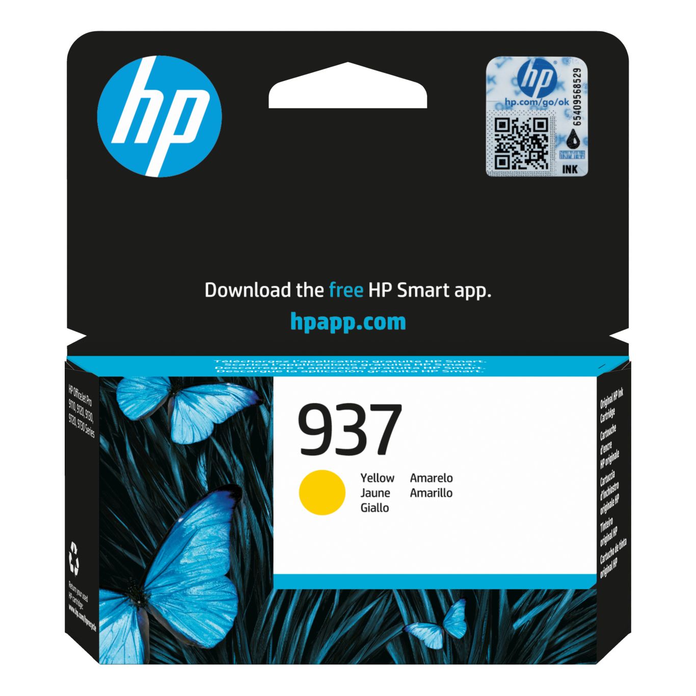 HP 937 Yellow Original Ink Cartridge_2