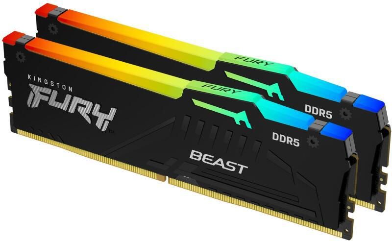 Memorie KINGSTON 64GB DDR5 6000MHz CL30 Dual Channel Kit FURY Beast RGB_2