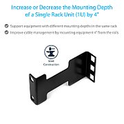 4IN RACK DEPTH ADAPTER - 1U/._9