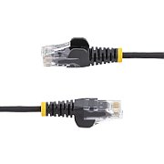 CAT6 CABLE - 3 M - BLACK/SNAGLESS - 28 AWG COPPER WIRE_3