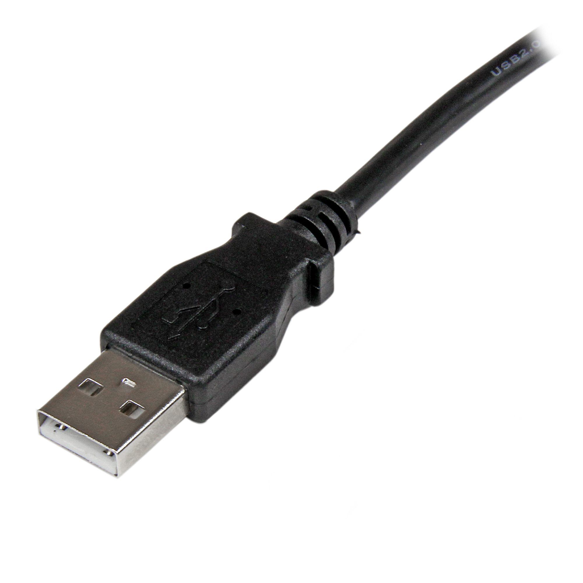 1M LEFT ANGLE USB B CABLE/._2