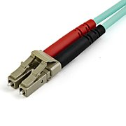 15M OM4 FIBER OPTIC PATCH CORD/AQUA - LC/LC - 50/125 - 40/100GB_2