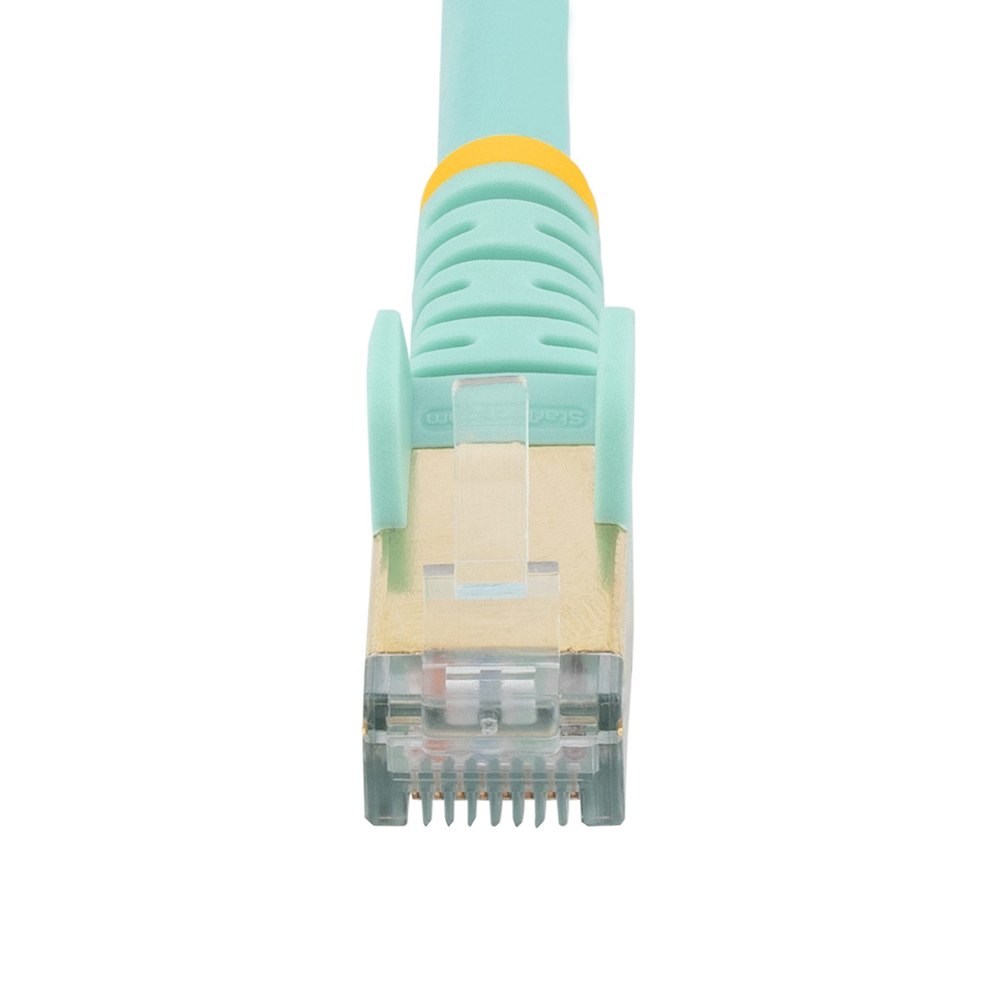 7M CAT6A ETHERNET CABLE AQUA/AQUA - SHIELDED COPPER WIRE_3