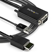 VGA TO HDMI CABLE - USB AUDIO/- USB AUDIO - 1080P RESOLUTION_6