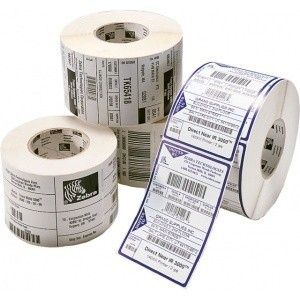 Label, Paper, 101.6x76.2mm; Thermal Transfer, Z-Select 2000T, Coated, Permanent Adhesive, 19mm Core, Perforation and Black Mark_2