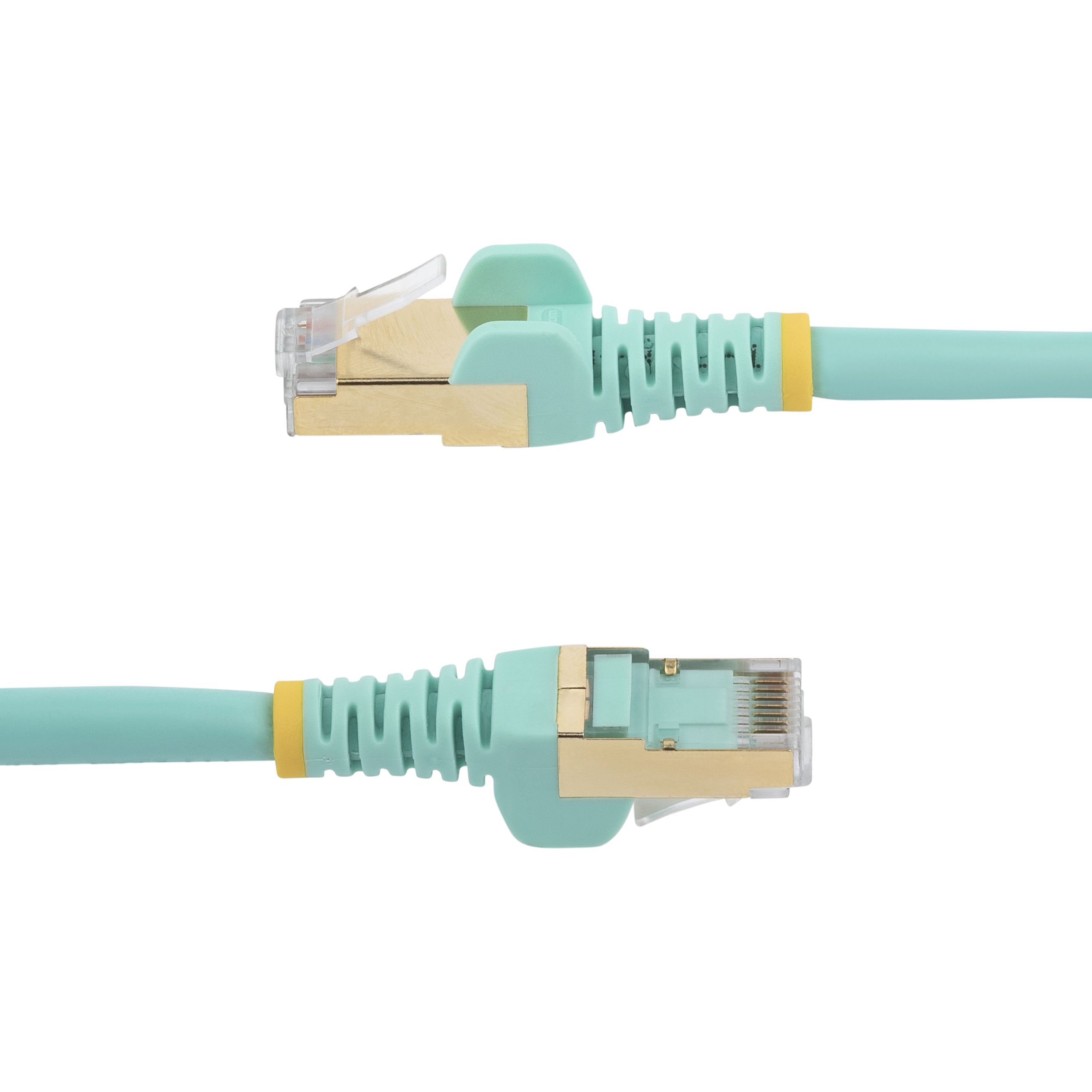 PATCH CABLE CAT6A 1M AQUA/STP 10GBIT/S M/M SNAGLESS_3