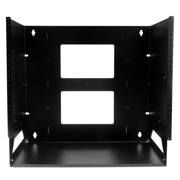 8U WALL-MOUNT RACK WITH SHELF/._2