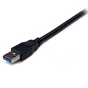 2M BLACK USB 3.0 MALE TO FEMALE/USB 3.0 EXTENSION CABLE A TO A_2