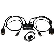 2PORT CABLE KVM WITH VGA USB/AND REMOTE SWITCH BUTTON_1