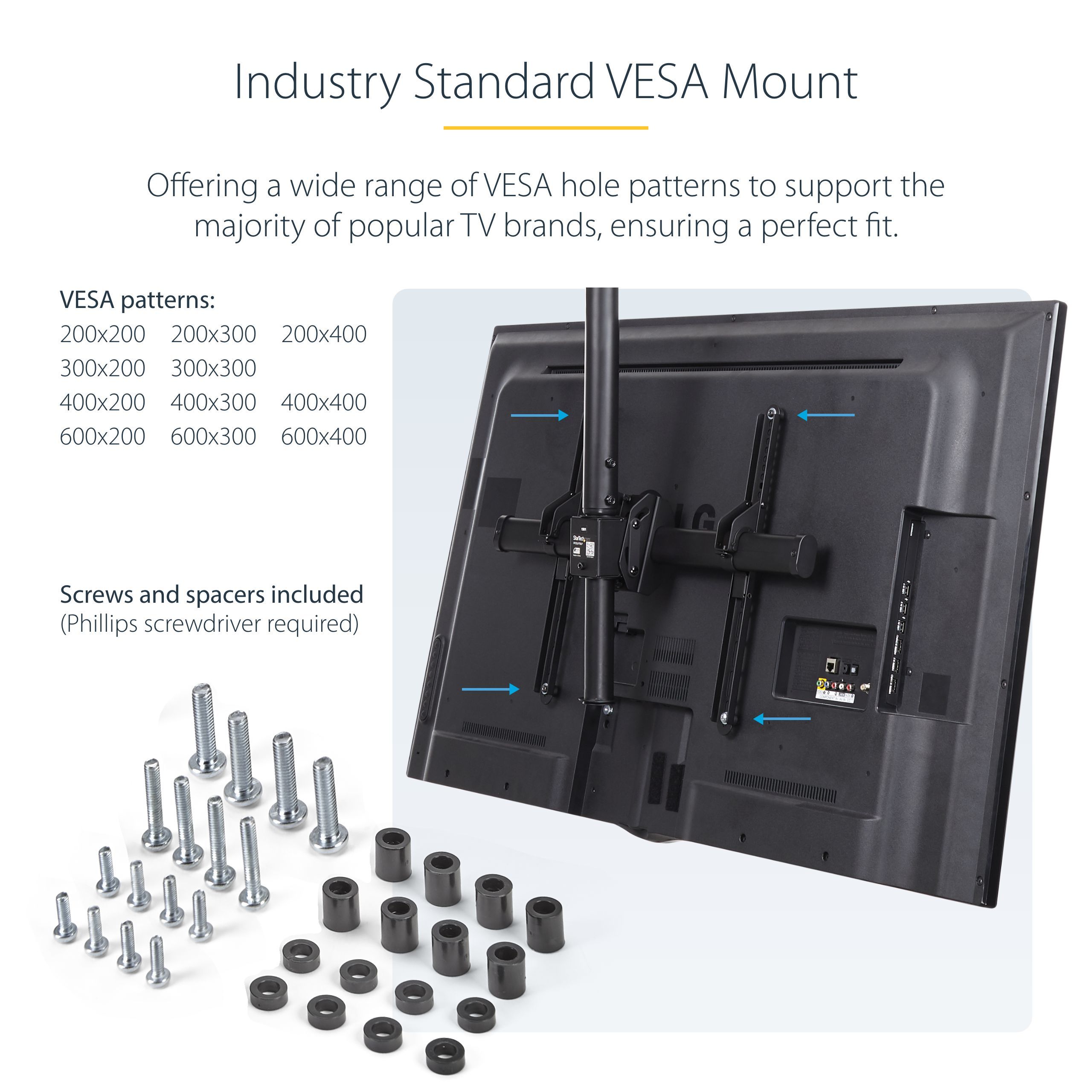 CEILING TV MOUNT - STEEL/._13