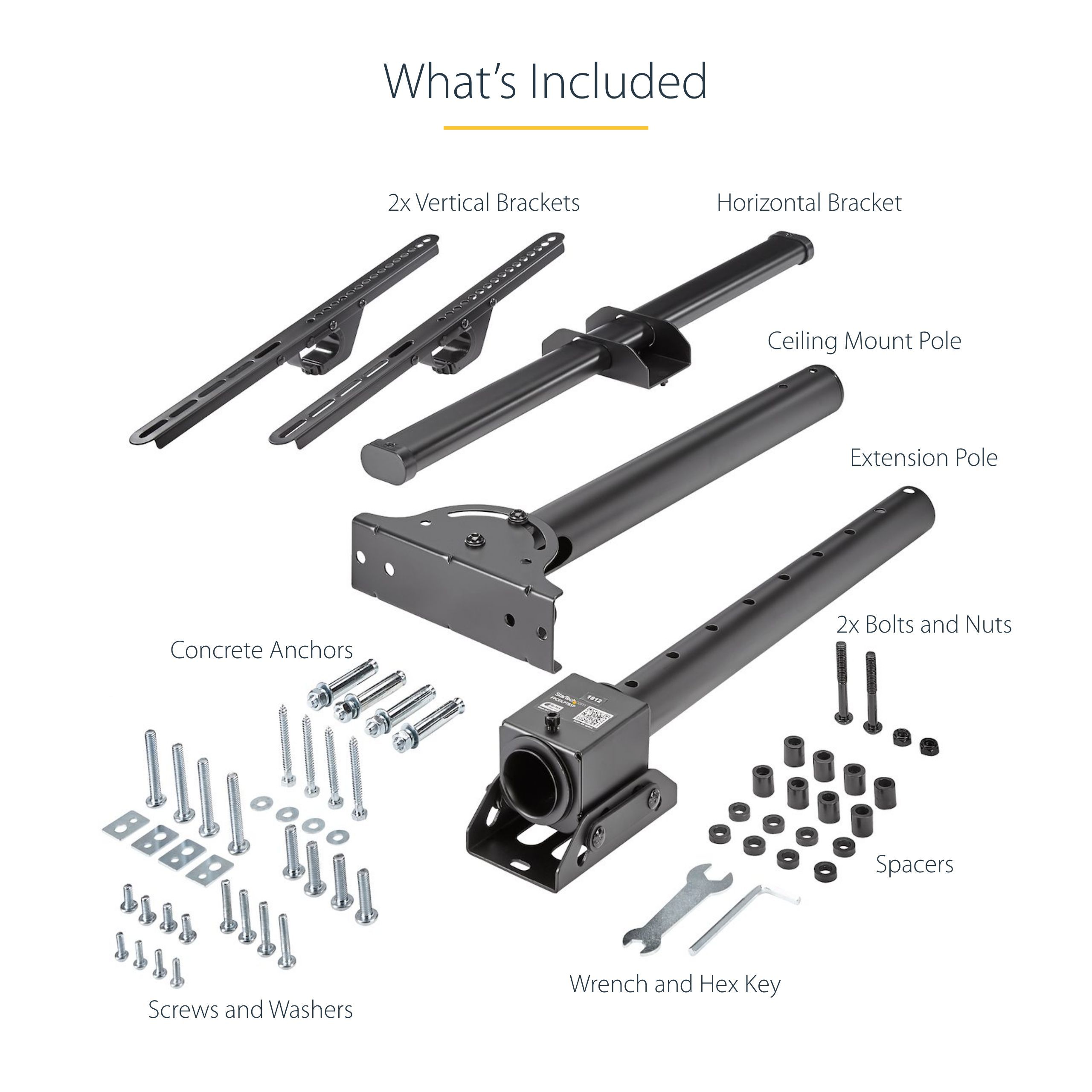 CEILING TV MOUNT - STEEL/._15