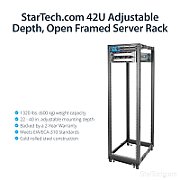 42U ADJ DEPTH 4 POST RACK/._9