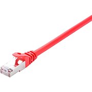 CAT6 ETHERNET RED STP 1M/RJ45 100 COPPER SNAGLESS_1