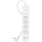 SOCKET STRIP WITH OVERVOLTAGE/PROTECTION 4-WAY WITH 1 X USB-A_2