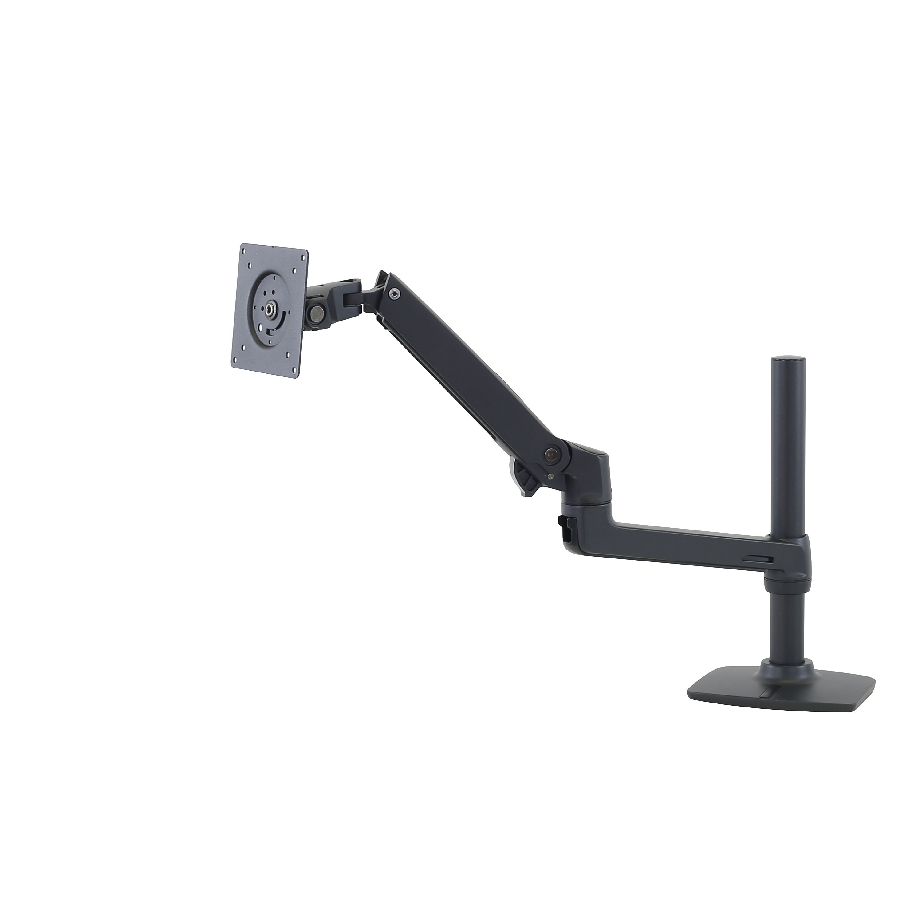 LX DESK MOUNT LCD MONITOR ARM/TALL POLE MATTE BLACK_5