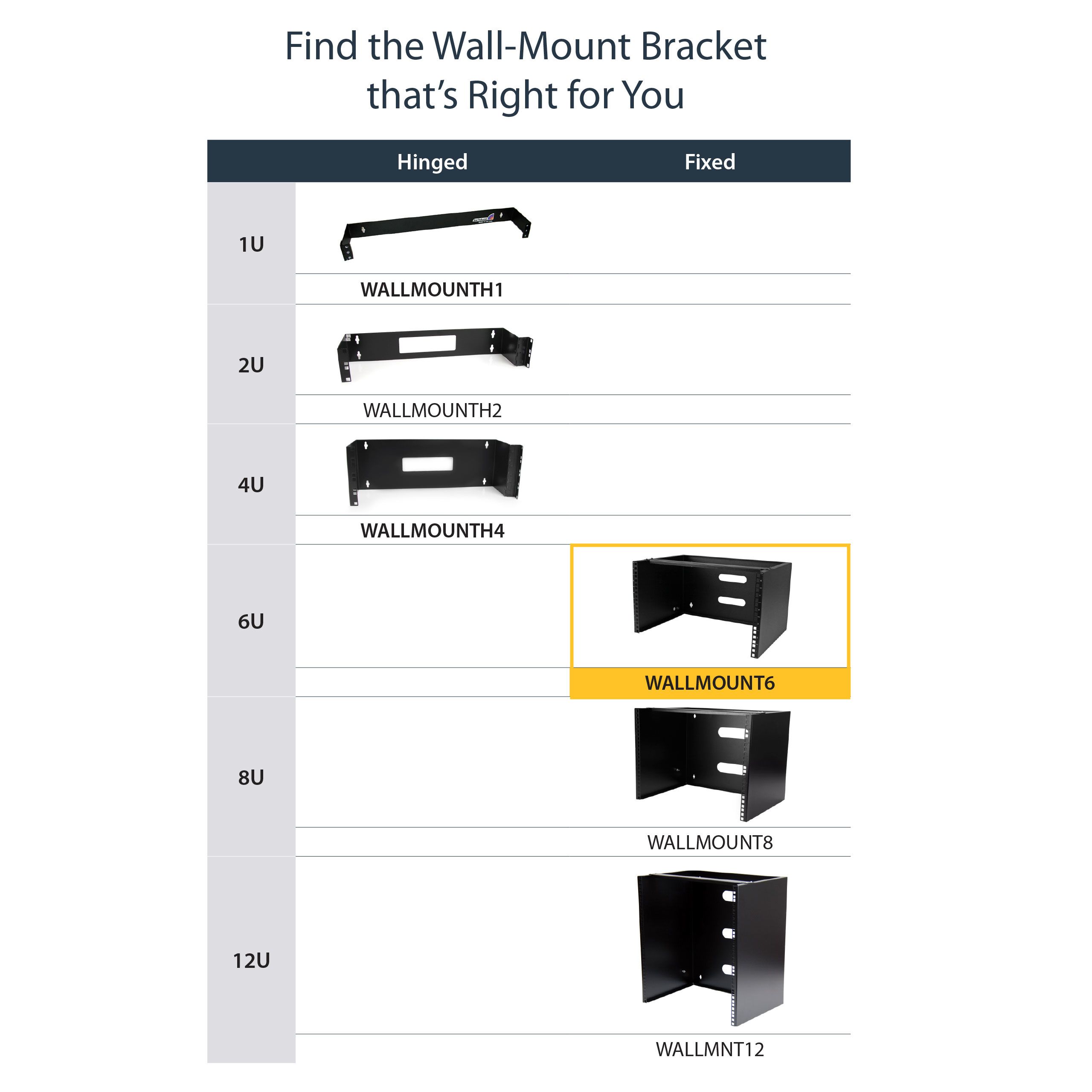 6U 12IN WALL MOUNTING BRACKET/._13