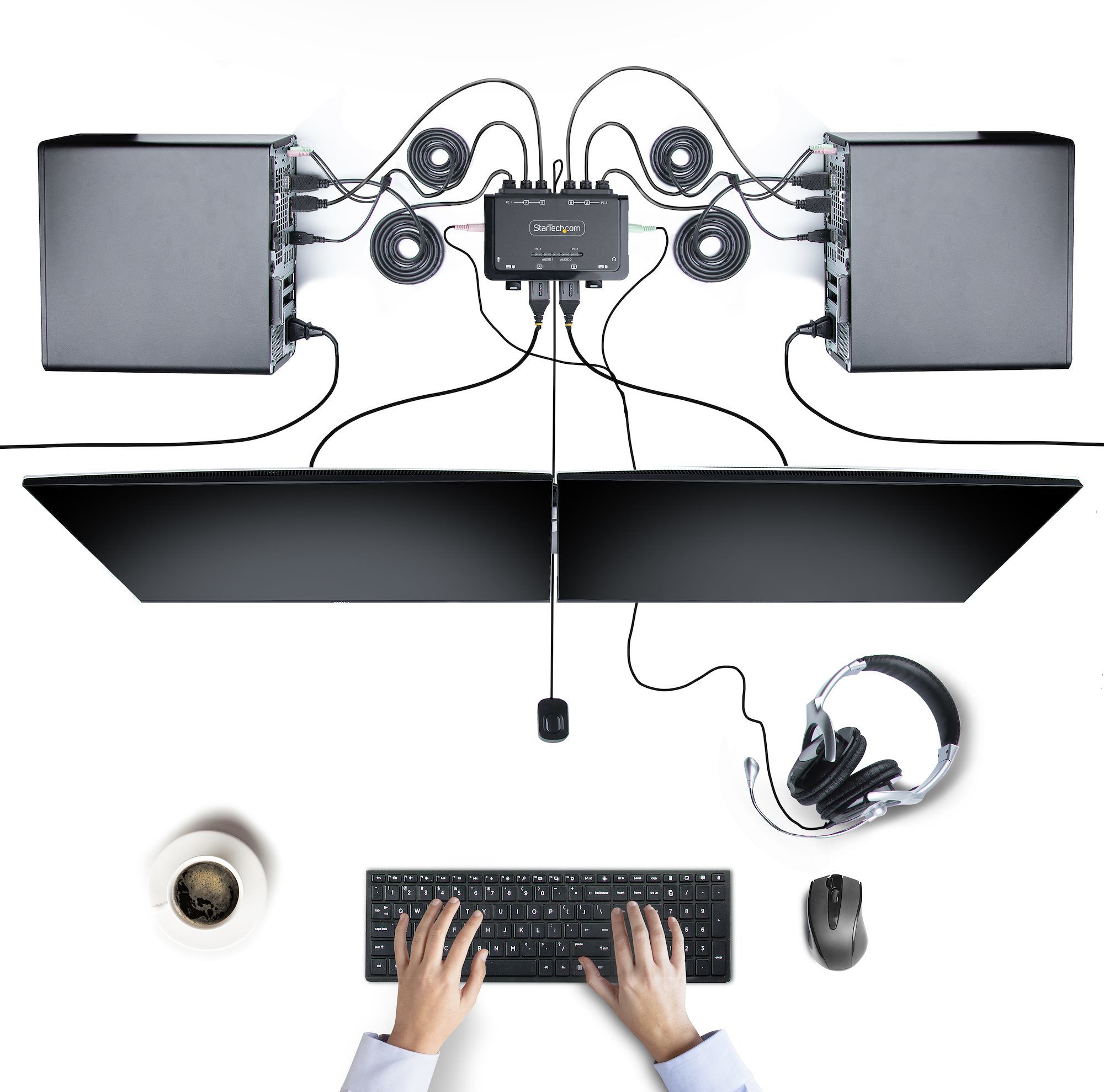 C2-DH46-UA2-CBL-KVM/2-PORT DUAL-MONITOR KVM SWITCH_2