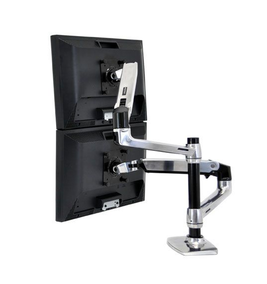 LX DUAL STACKING ARM POLISHED/24IN 18.1KG LIFT33 MIS-D 10Y WA_2