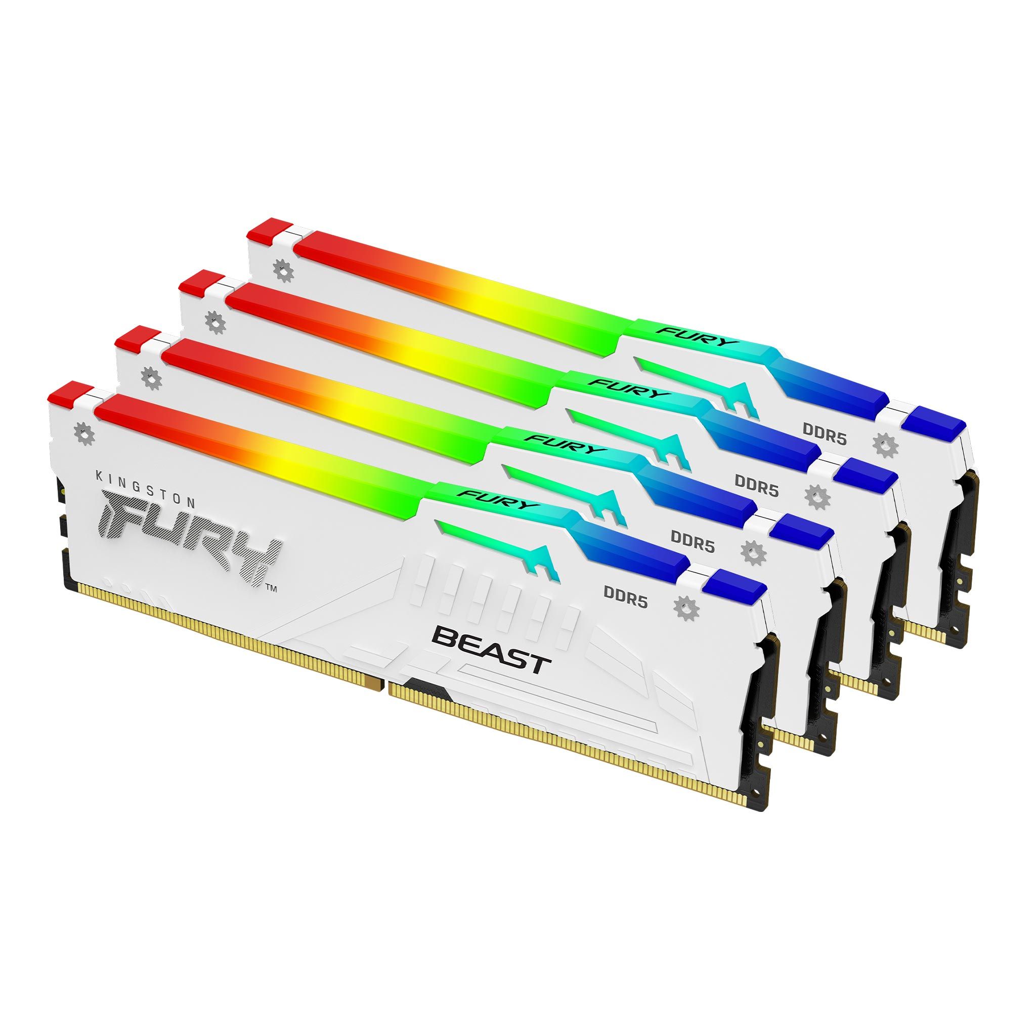 128GB DDR5-5600MT/S CL40 DIMM/(KIT OF 4) BEAST WHITE RGB XMP_10