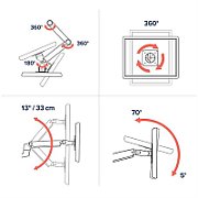 LX WALL MOUNT LCD ARM/32IN 2.3-11.3KG LIFT 33 MISD 10Y_3