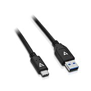 USB 2.0 A TO USB-C CABLE 1M BLK/480MBPS 3A PWR AND DATA CABLE_1