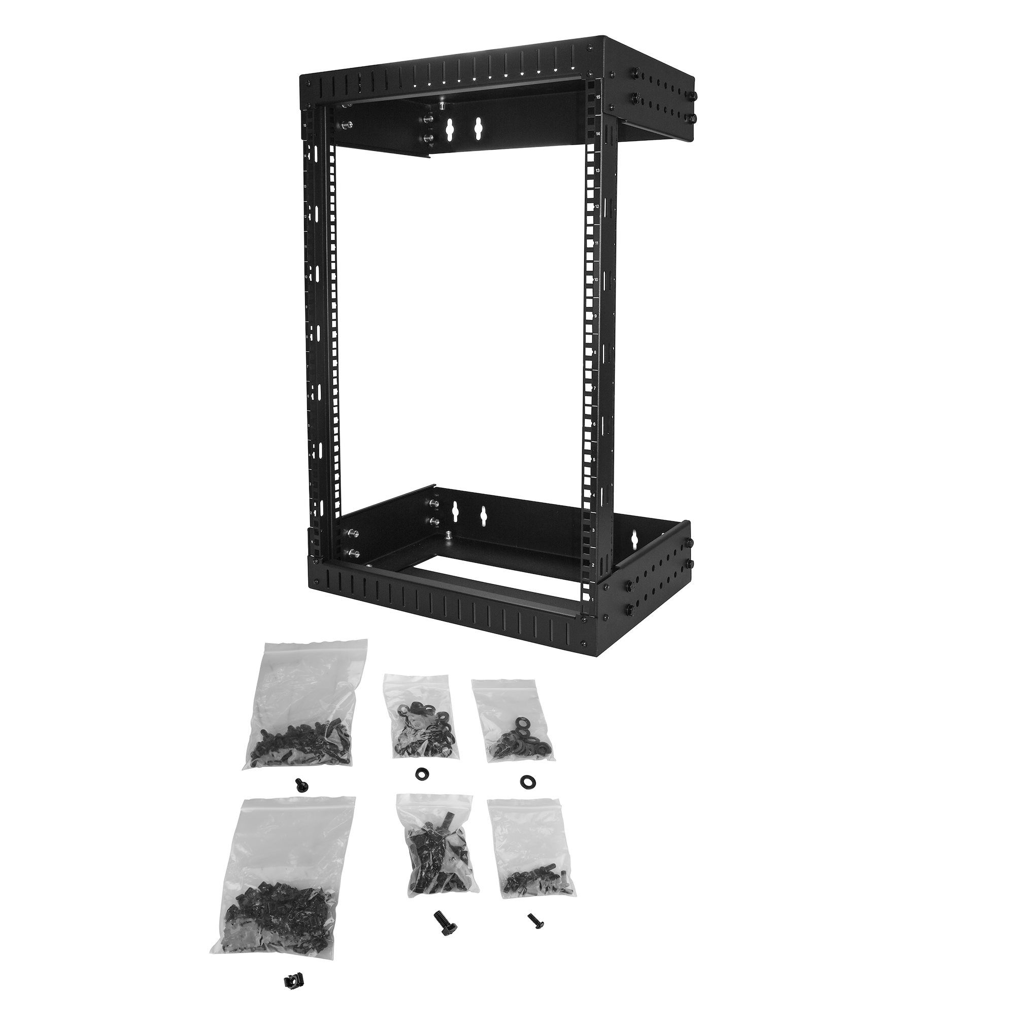 15U WALL-MOUNT SERVER RACK/EQUIPMENT RACK -12 -20 IN DEPTH_5