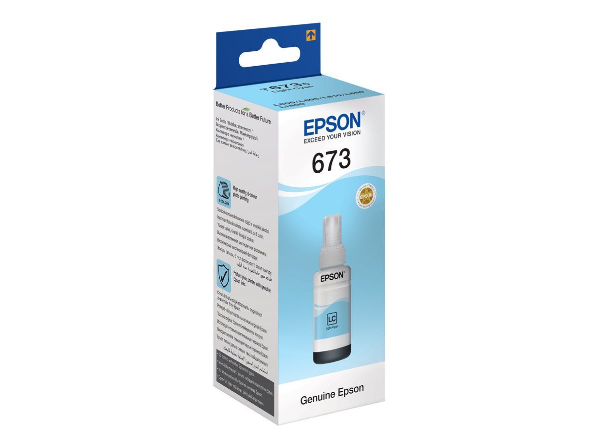 Cartus cerneala Epson T6735, light cyan, capacitate 70ml, pentru Epson L800_2