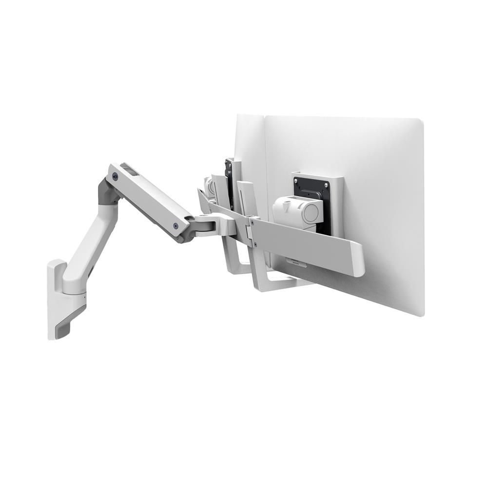 HX WALLMOUNT DUAL MONITOR ARM/32IN 7.9KG LIFT29 MISD WHITE 10Y_2