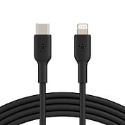 LIGHTNING/USB-C CABLE/PVC MFI 1M BLACK_1