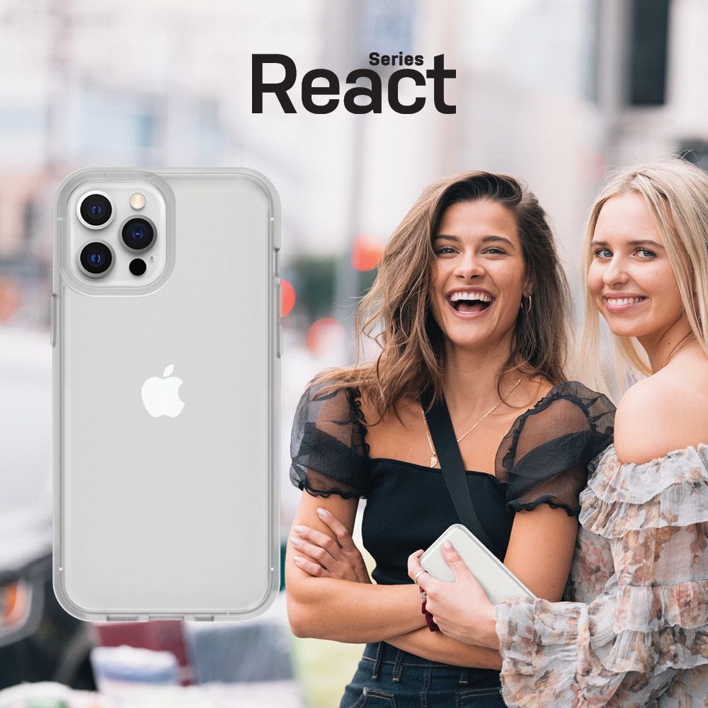 REACT IPHONE 12 / IPHONE 12/IPHONE 12 PRO-CLEAR-PROPACK BULK_10