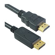 5M DP HDMI CABLE M-M BLACK/M/M GOLD FULL HD_1