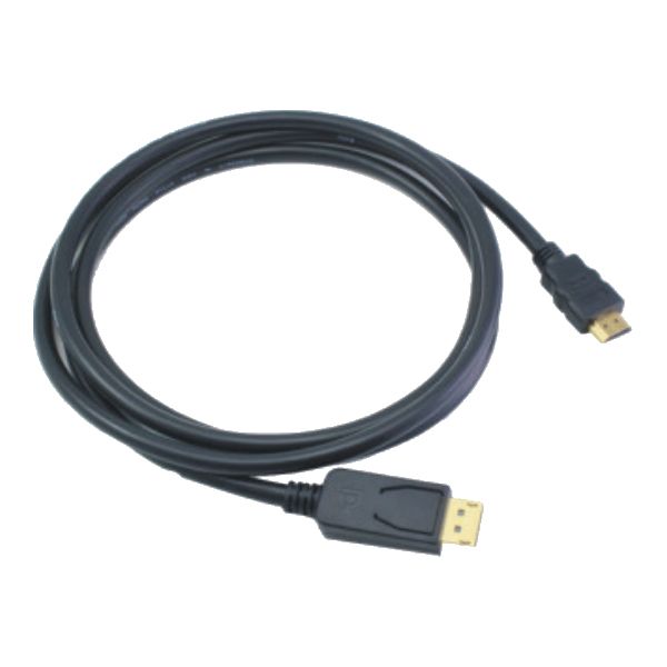 5M DP HDMI CABLE M-M BLACK/M/M GOLD FULL HD_2