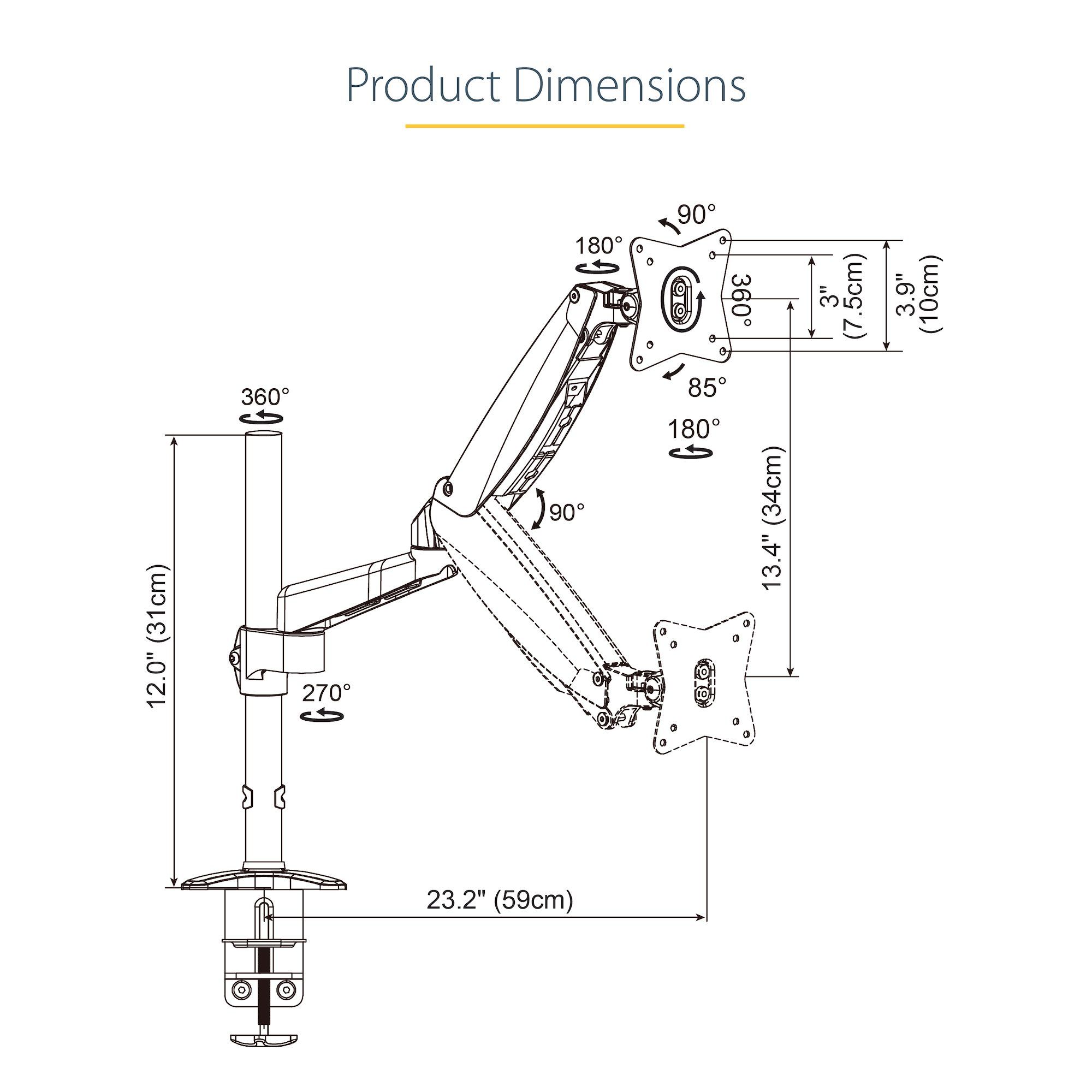 DESK MOUNT MONITOR ARM/._20