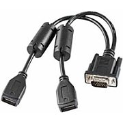 VM3 USB Y CABLE - USB/USB2 PORT TO TWO USB TYPE A PLUG (HOST), 10 INCH_1