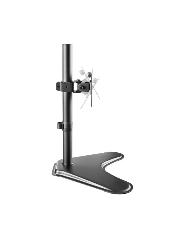 SINGLE DESKTOP MONITOR STAND/13-32IN TILT SWIVEL ROTATE_19