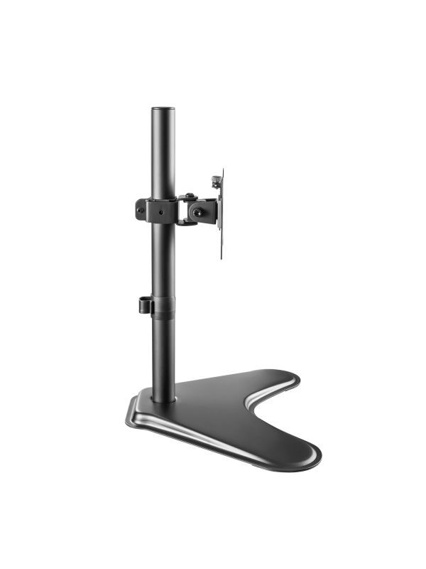 SINGLE DESKTOP MONITOR STAND/13-32IN TILT SWIVEL ROTATE_4