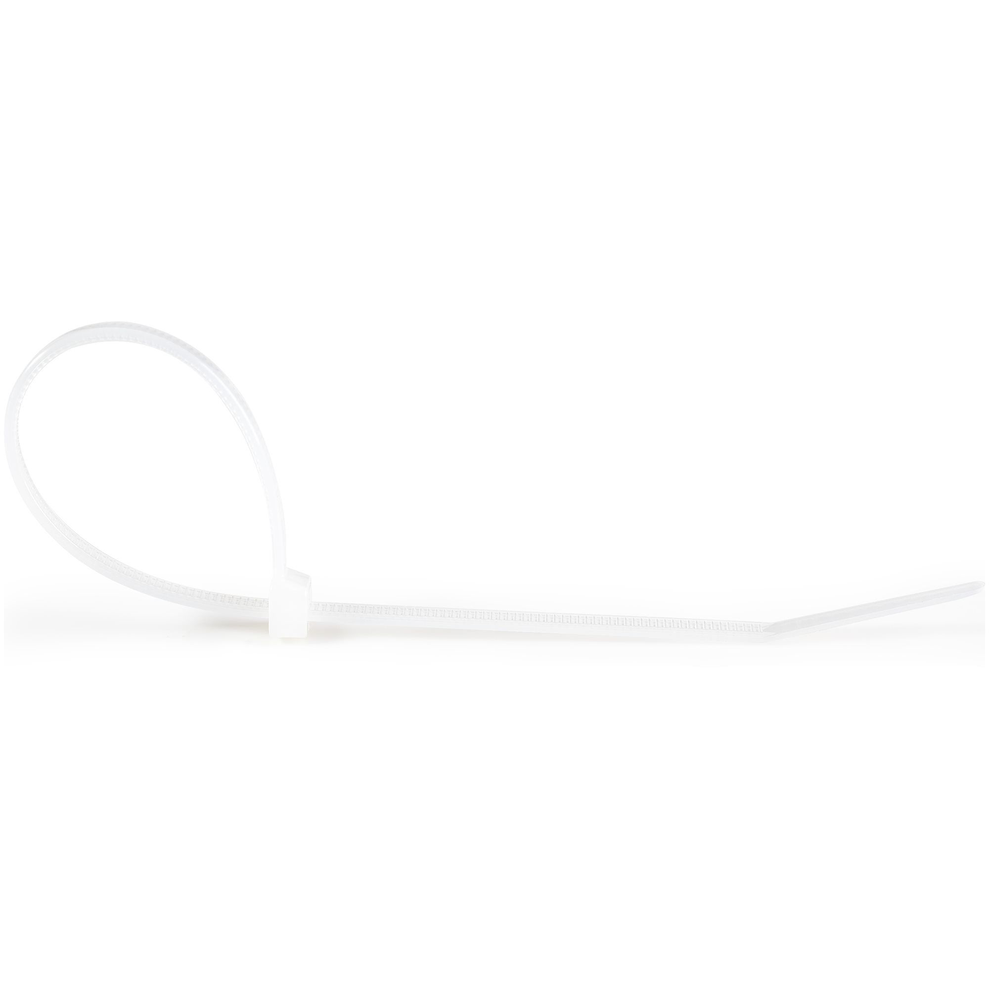 1000 PACK 10 CABLE TIES -WHITE/NYLON ZIP TIE WRAPS UL TAA_2