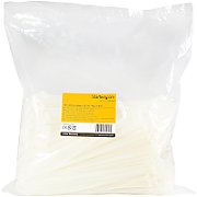 1000 PACK 10 CABLE TIES -WHITE/NYLON ZIP TIE WRAPS UL TAA_6