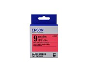 Epson Label Cartridge Pastel LK-3RBP Black/Red 9mm (9m)_1