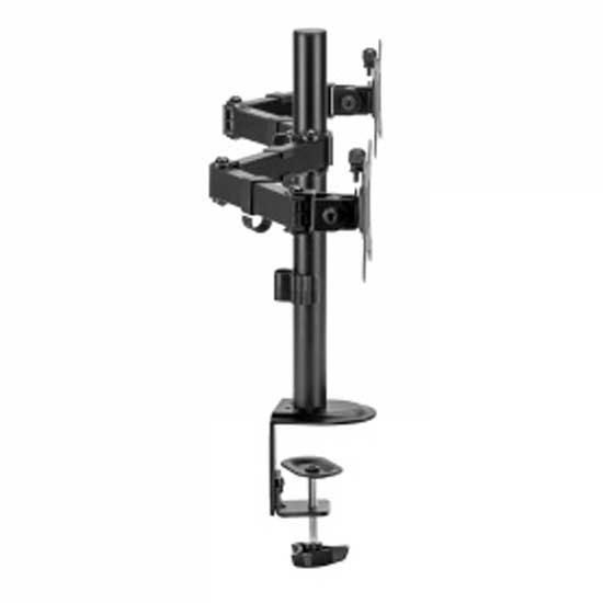 DUAL MONITOR CLAMP DESK MOUNT/81CM/32IN DISPLAYS W/ GROMMET_2