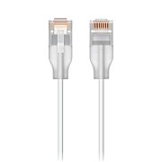 Ubiquiti UniFi patch cable with translucent booted RJ45 and Etherlighting support when paired with UniFi Pro Max switching, 0.15 m, white, 24-pack_1