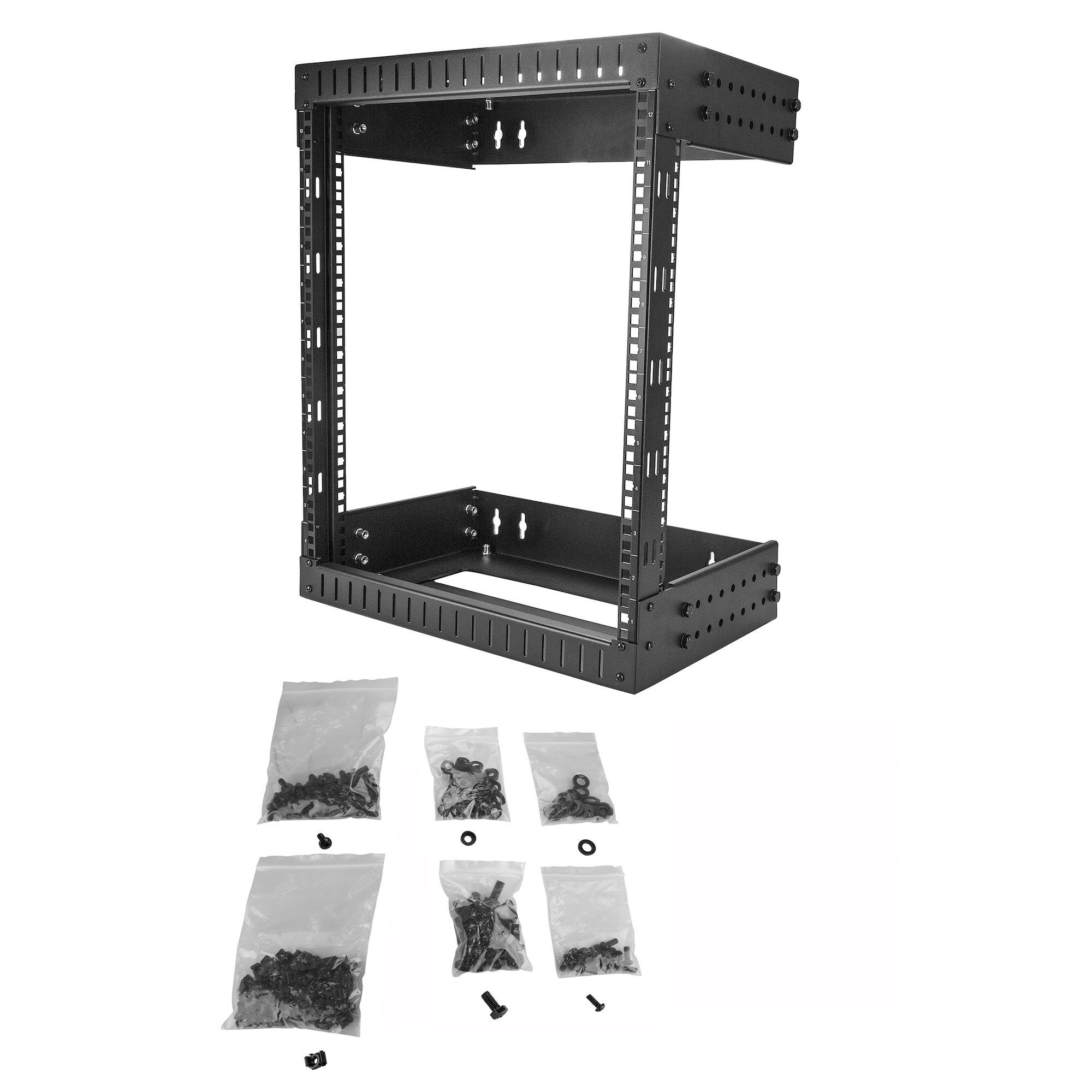 12U WALL-MOUNT SERVER RACK/EQUIPMENT RACK-12 - 20 IN DEPTH_5