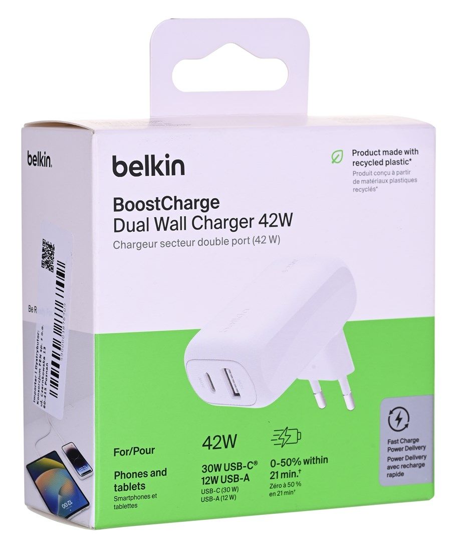 BOOSTCHARGE 42W - 30W USB-C PD/PPS + 12W USB-A DUAL WALL CHARGE_9