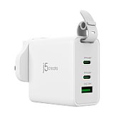 65W GAN USB-C 3-PORT TRAVELER/CHARGER CHANGEABLE AC USB-C CABL_4