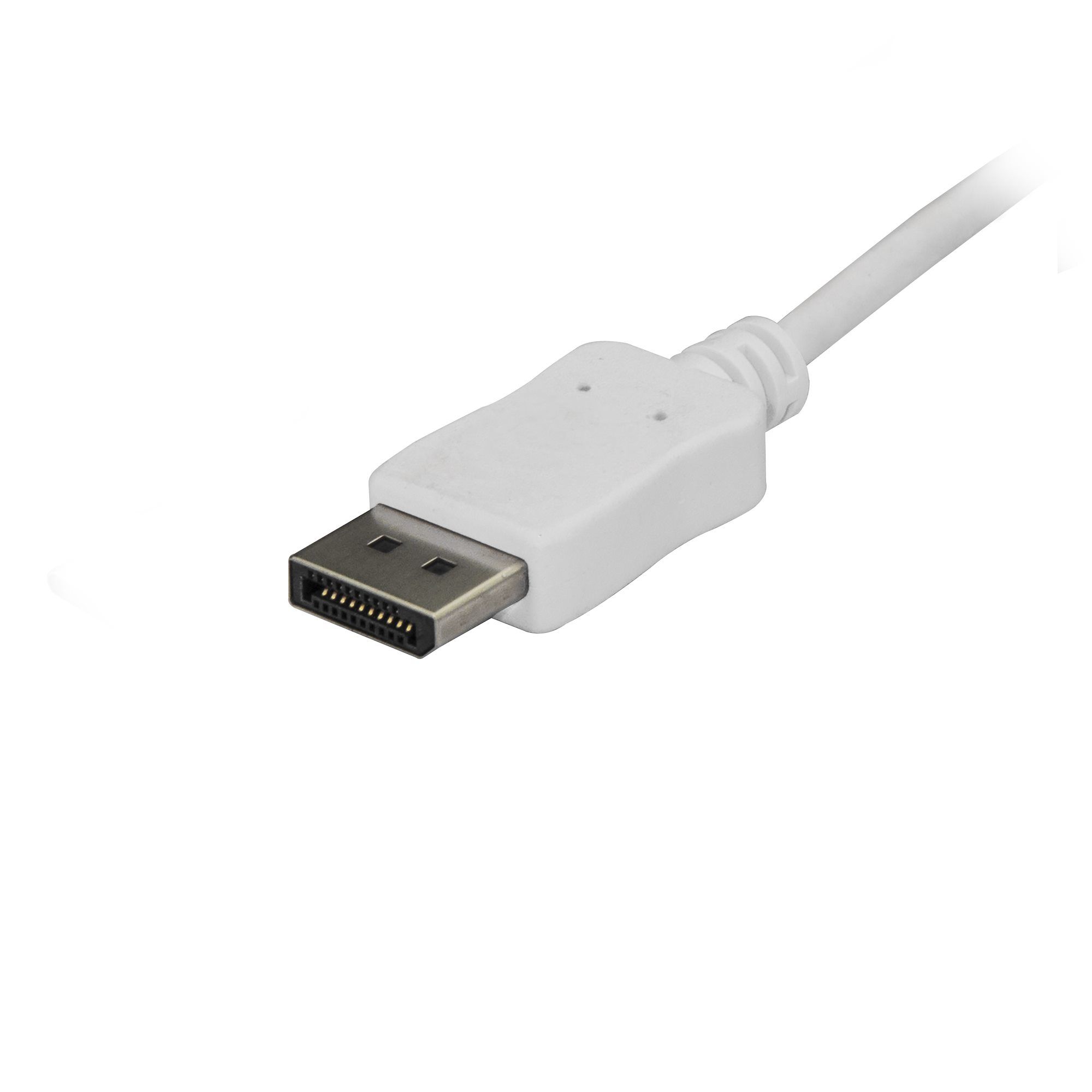 6 FT USB C TO DP CABLE - WHITE/USB C TO DP ADAPTER - WHITE_4