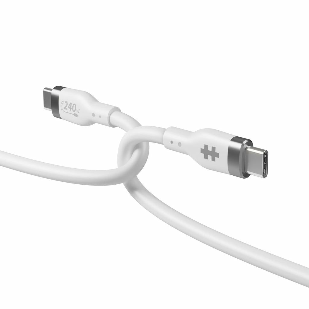 2M USB-C CHARGING CABLE WHIT/E SILICONE 240W_4